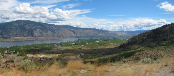 2010-08-08 - BC Family Trip - 40 - Leaving Osoyoos panorama