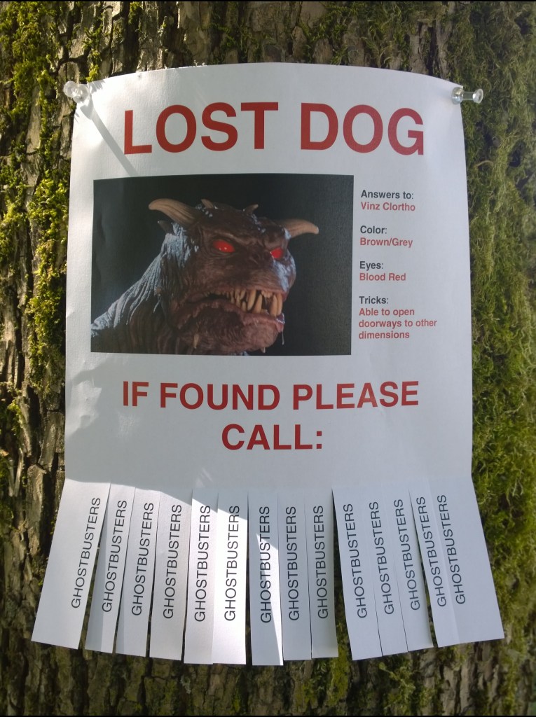 2015-08-16 - Parkproof - 04 - Dog posters